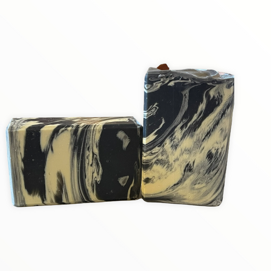 Handcrafted Lavender & Charcoal Facial Soap