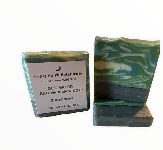 Natural Handcrafted Oud Wood Guest Soap
